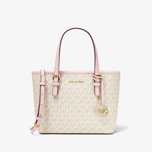 Michael Kors Jet Set Travel Extra-Small Logo Top-Zip Tote Bag